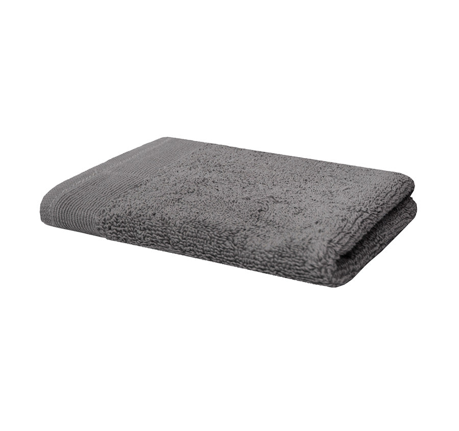 Elvire 6 Piece 600GSM Cotton Face Washer Set Pewter