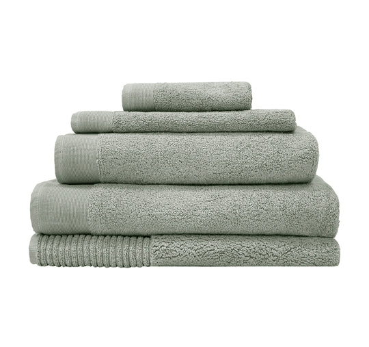 Elvire 600GSM Cotton Bath Towel Range Sage