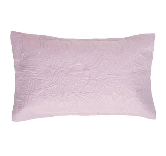 Embossed Paisley Coverlet Set Range Dusk
