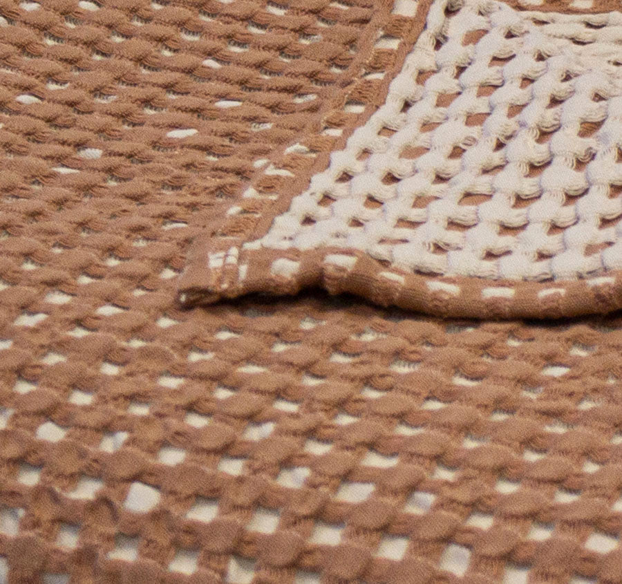 Endor 130x200cm Throw Rug Terracotta