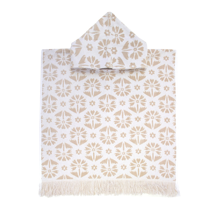 Flora Kids Poncho Pebble