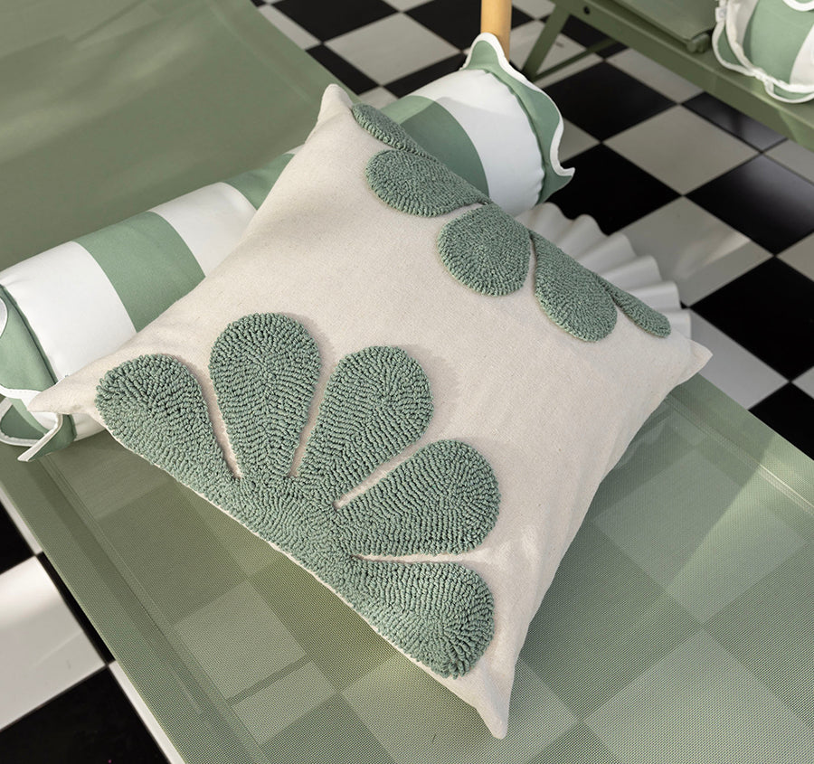 Florian 50x50cm Filled Cushion Eucalyptus
