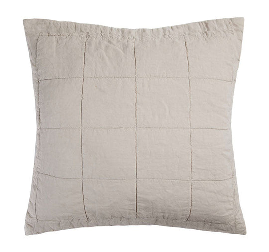 French Linen European Pillowsham Pebble