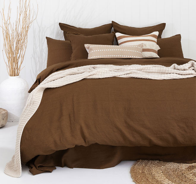 French Linen Quilt Cover Set Range Hazel