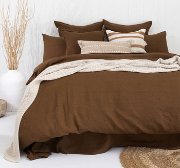 French Linen Quilt Cover Set Range Hazel