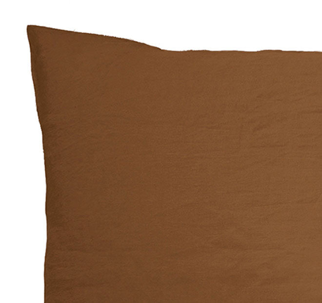 French Linen Standard Pillowcase Pair Hazel
