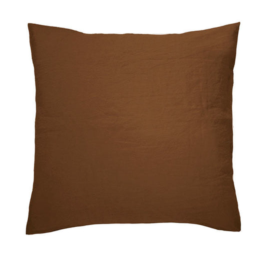 French Linen European Pillowcase Hazel