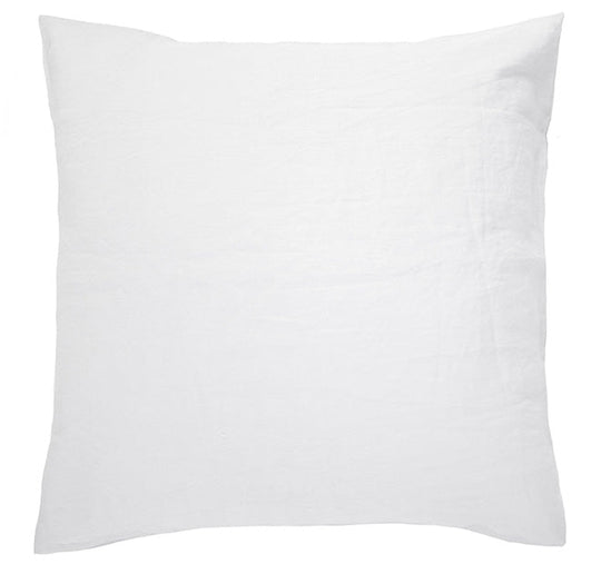 French Linen European Pillowcase Snow