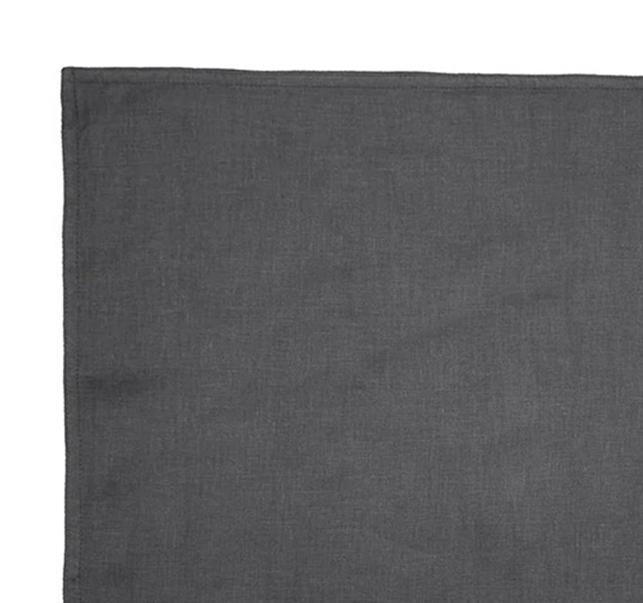 French Linen 33x45cm Placemat Charcoal