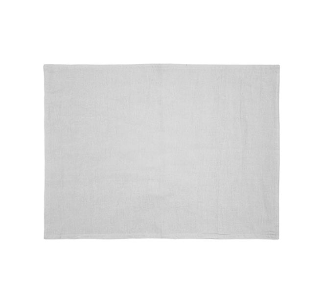 French Linen 33x45cm Placmat Silver