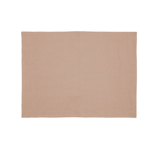 French Linen 33x45cm Placemat Tea Rose