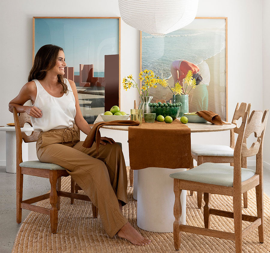 French Linen 35x180cm Table Runner Hazel