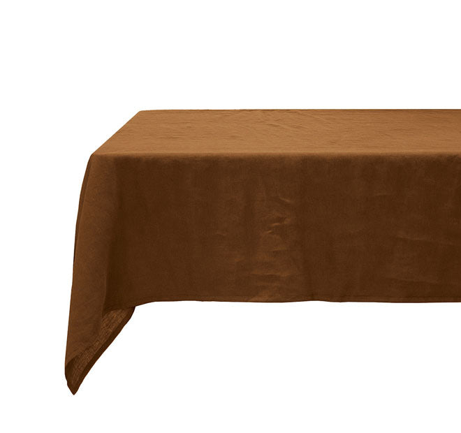 French Linen 150x275cm Tablecloth Hazel