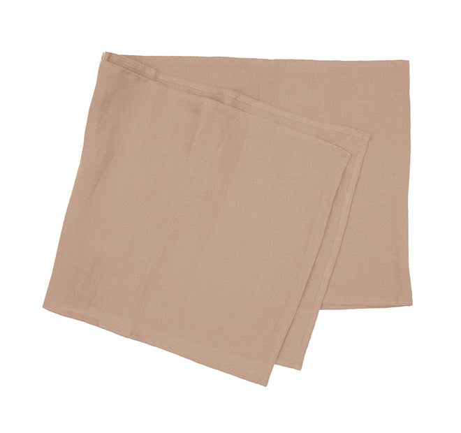 French Linen 35x180cm Table Runner Tea Rose