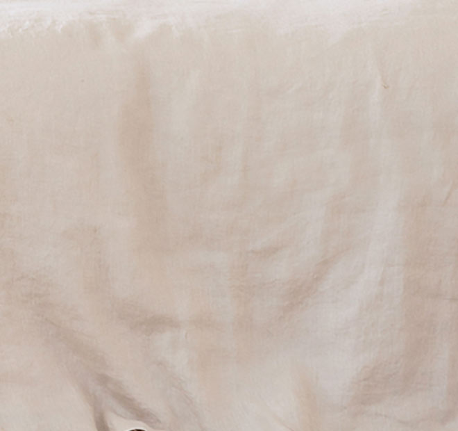 French Linen Valance Range Pebble