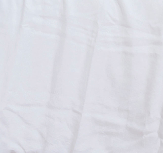 French Linen Valance Range Snow