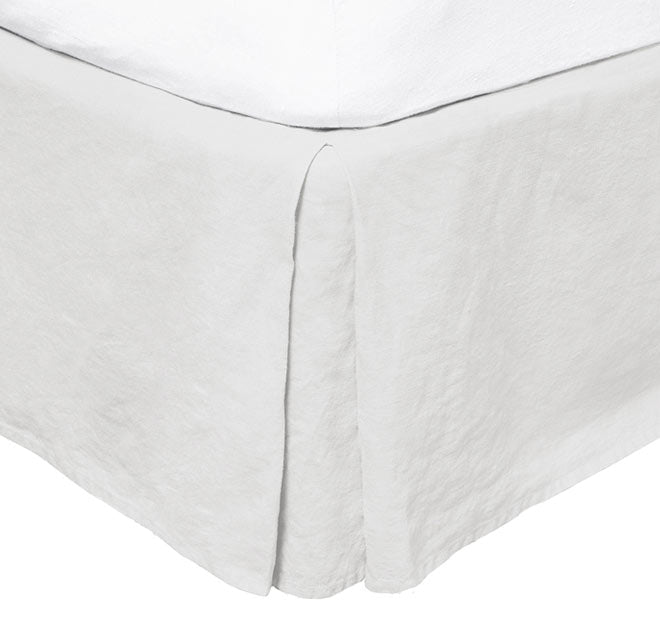 French Linen Valance Range Snow