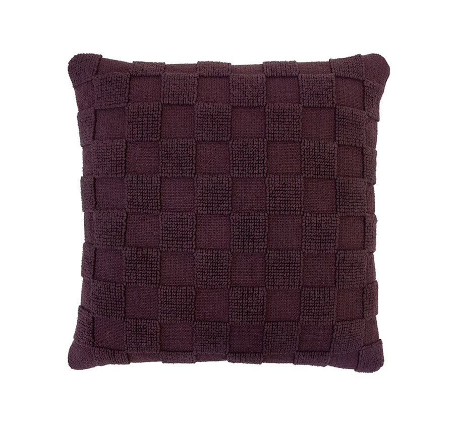 Harris 50x50cm Filled Cushion Plum