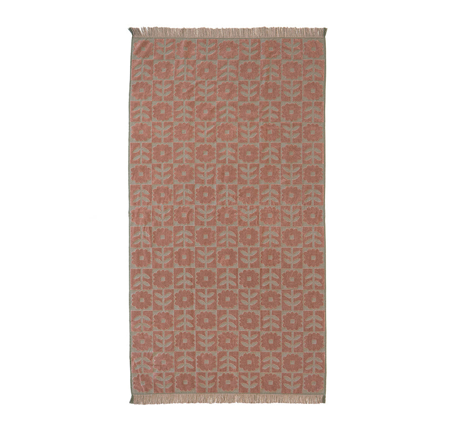 HiLo 90x170cm Beach Towel Bloom Toffee
