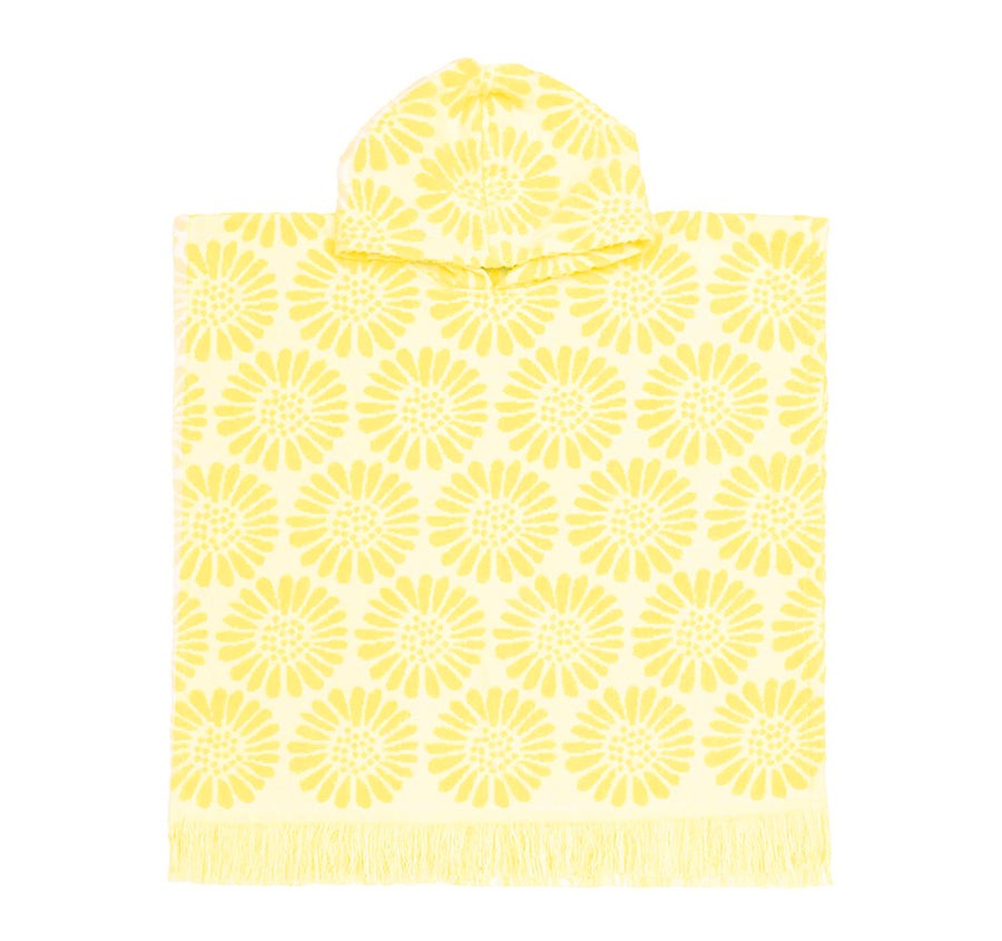 HiLo Kids Poncho Daisy Butter