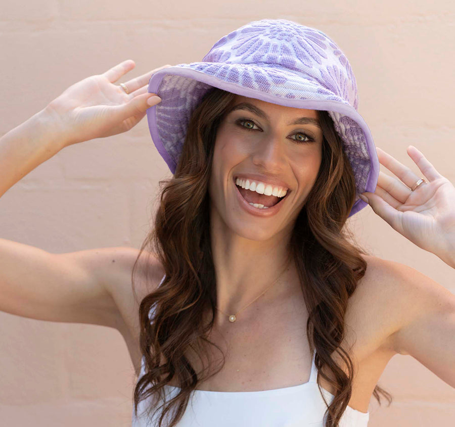 HiLo Bucket Hat Daisy Lilac