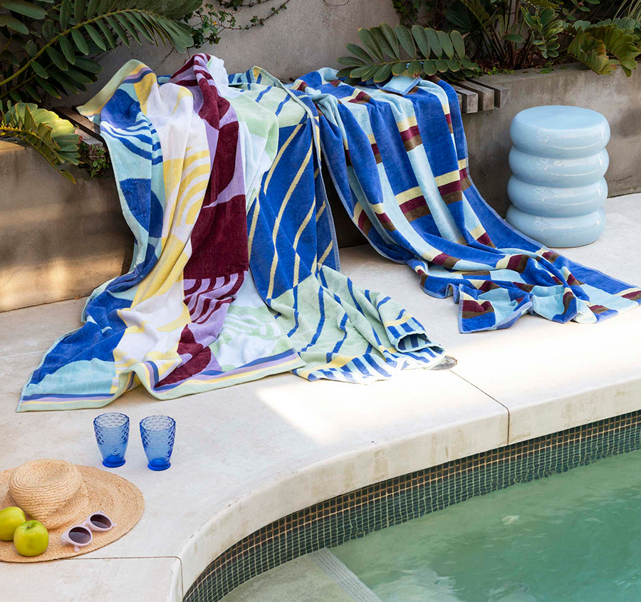 Jacquard 90x170cm Beach Towel Bias