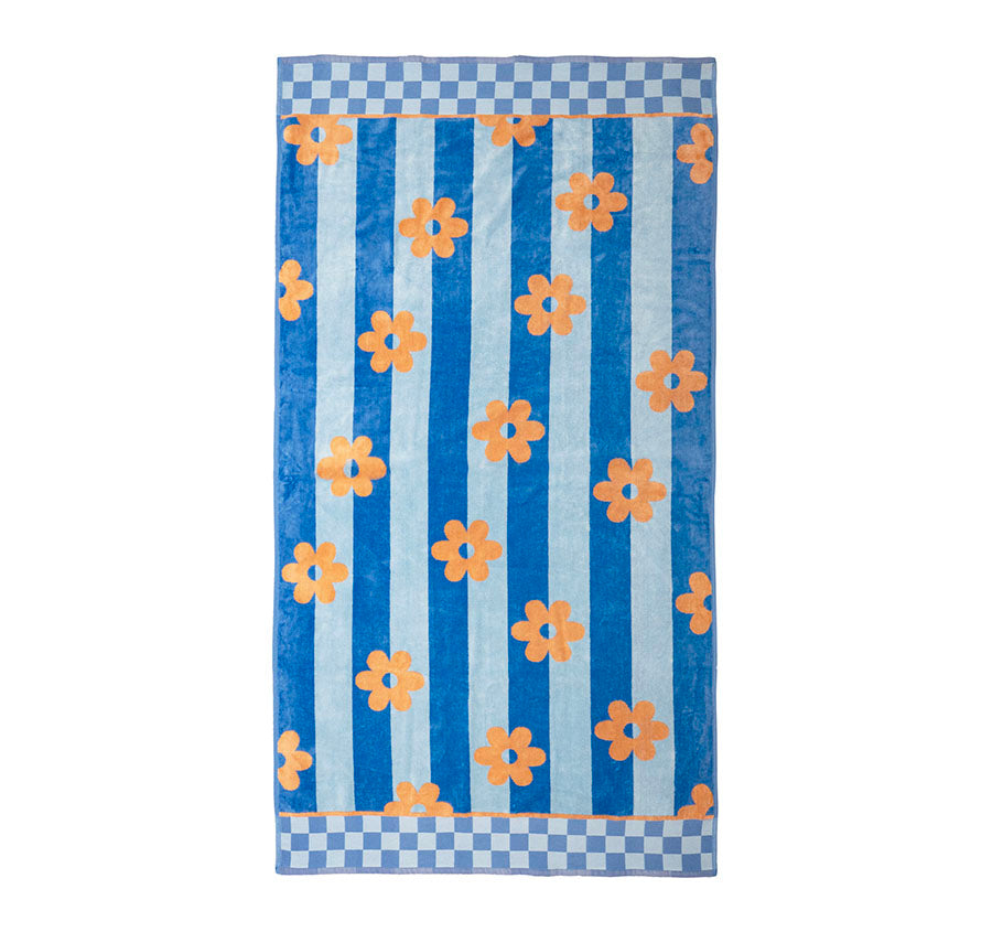 Jacquard 90x170cm Beach Towel Aster