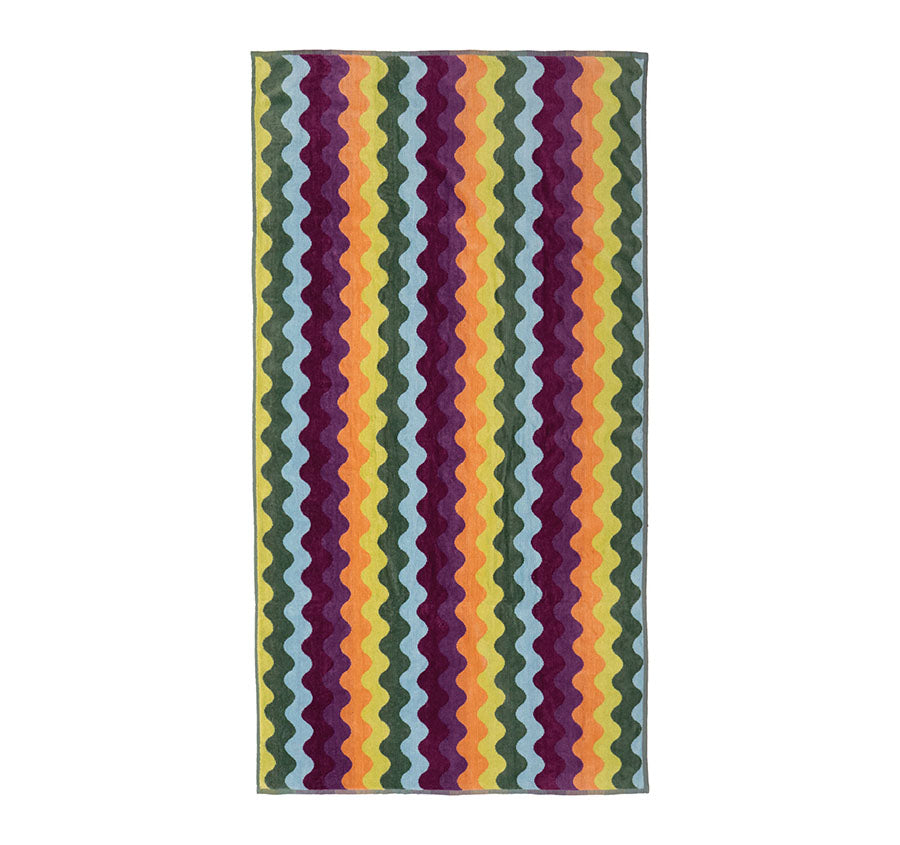 Jacquard 90x170cm Beach Towel Ripple