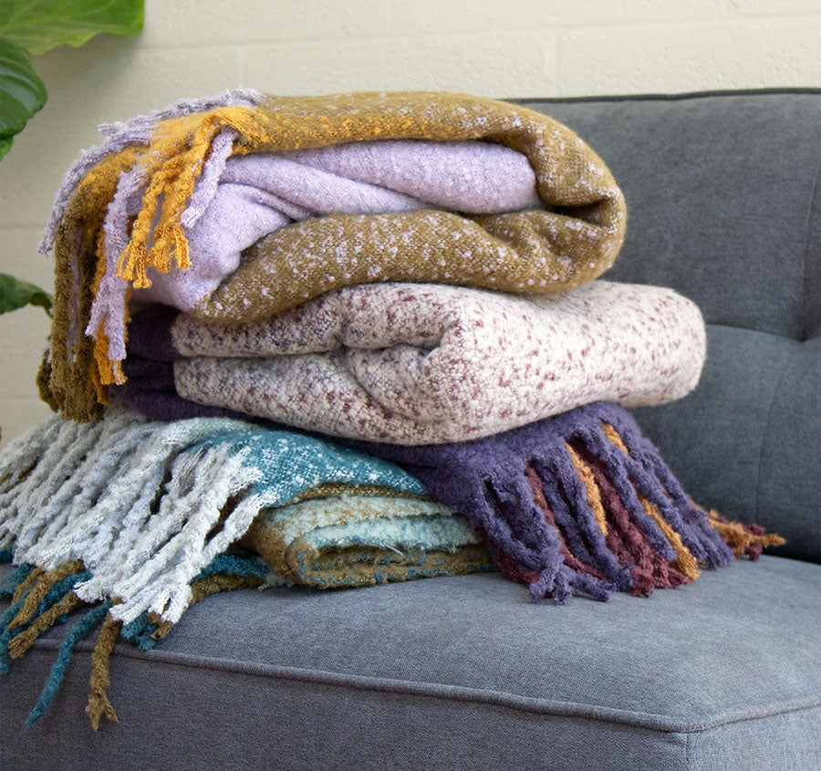 Larkin 130x200cm Throw Rug Berry