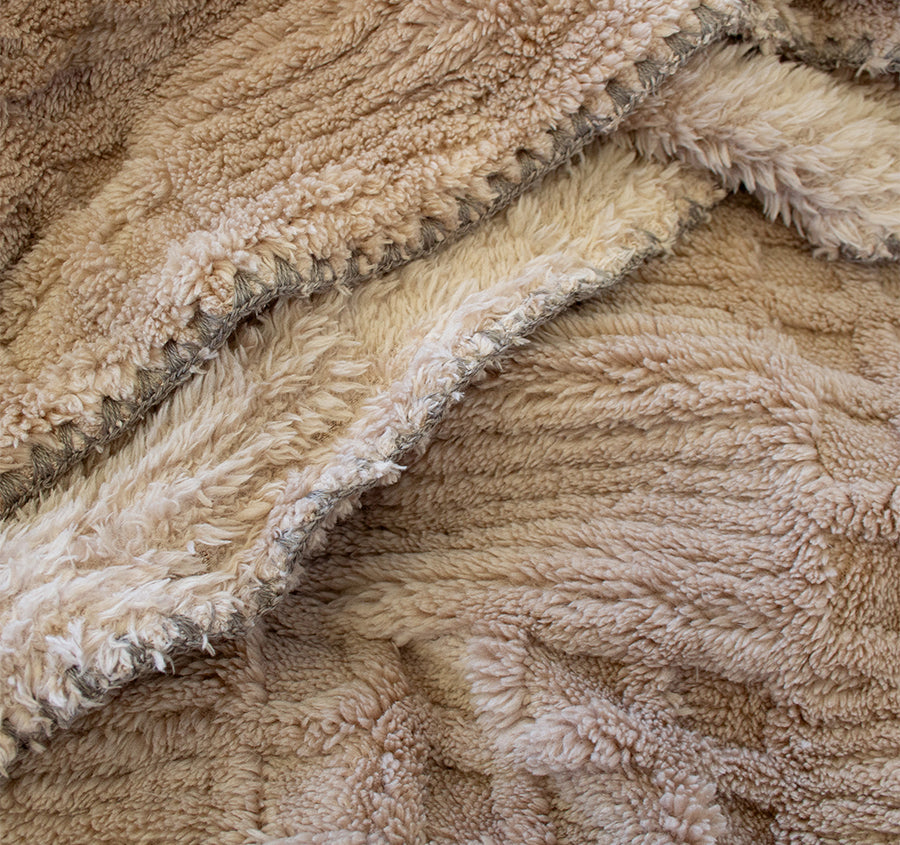 Lattice Sherpa Blanket Range Latte