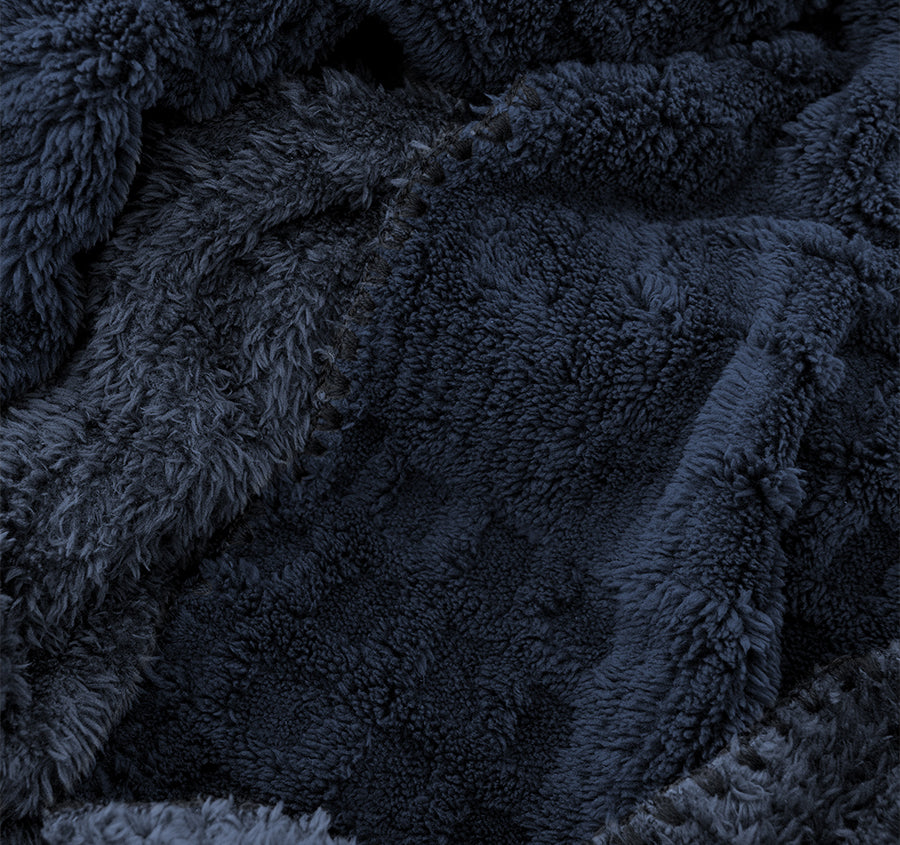Lattice Sherpa Blanket Range Navy