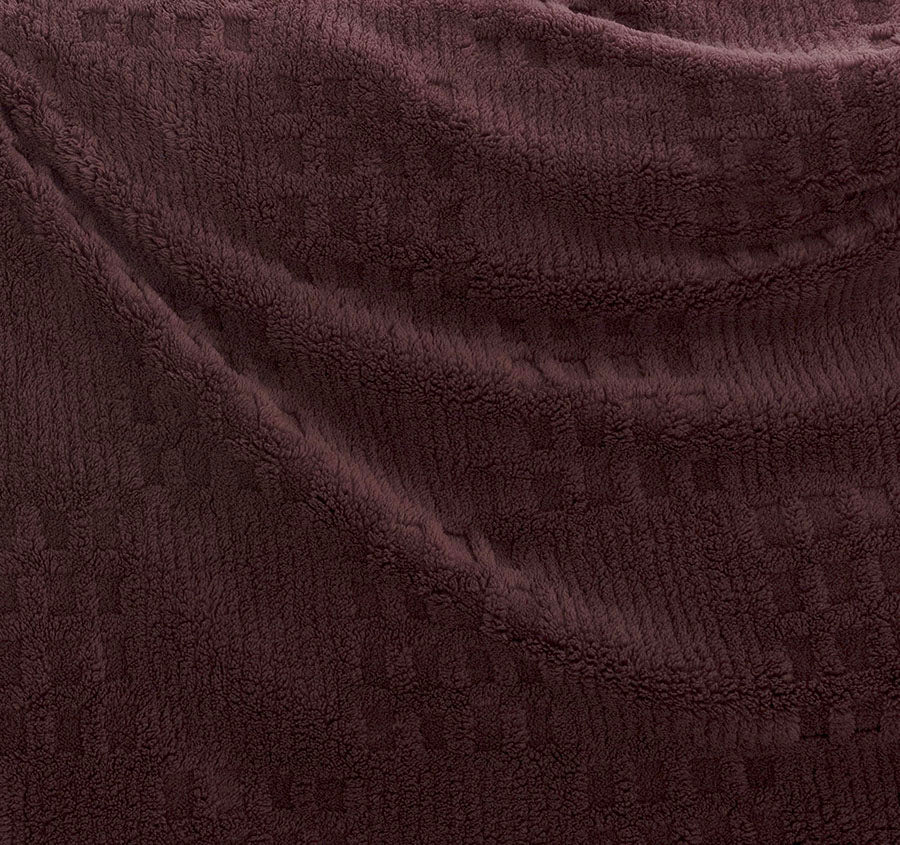 Lattice Sherpa Blanket Range Raisin