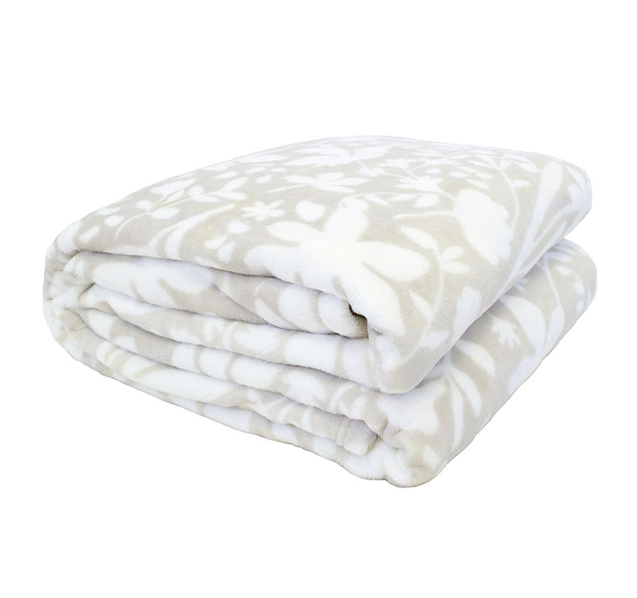 Liv Ultraplush Blanket Range Pebble