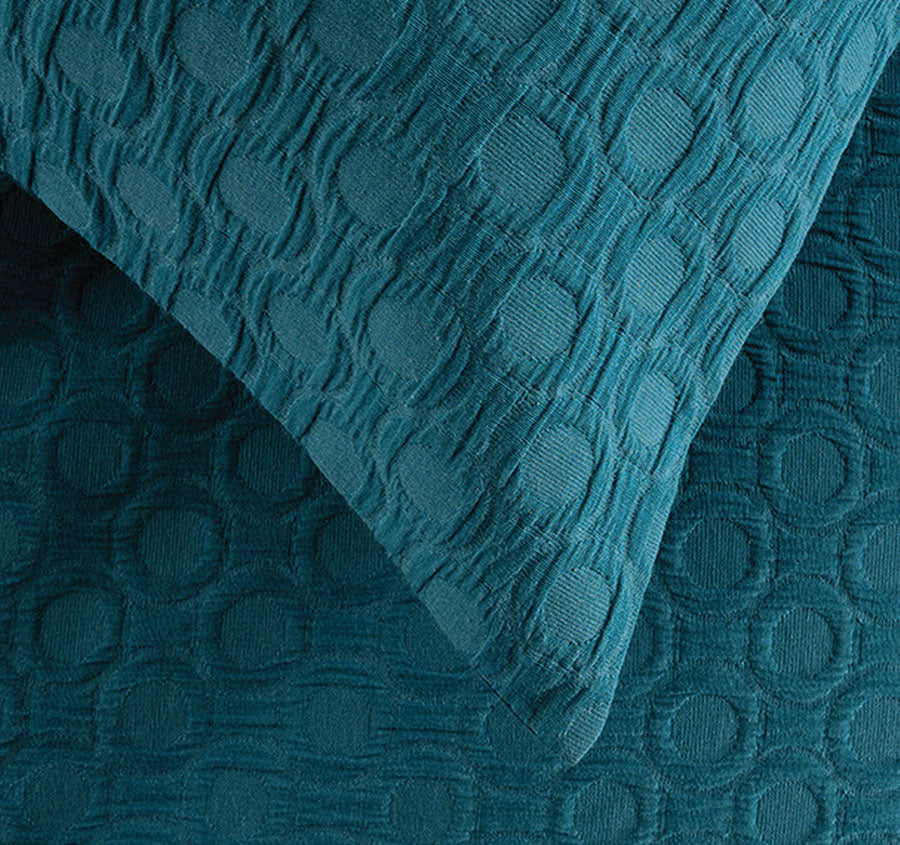 Luna Quilt Cover Set Range Teal