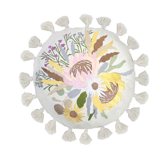 Makea 45cm Round Filled Cushion