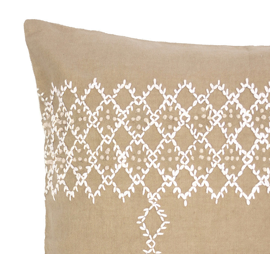 Marion 45x45cm Filled Cushion Latte