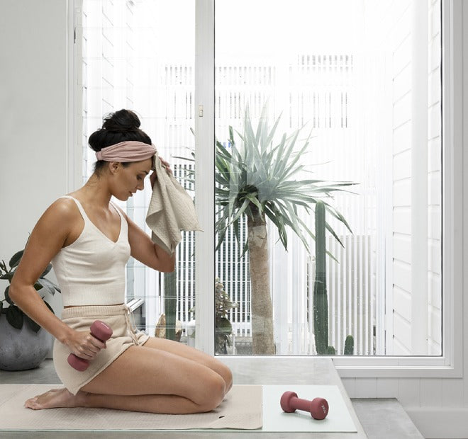 Matrix Microfibre Gym Towel Small Stone