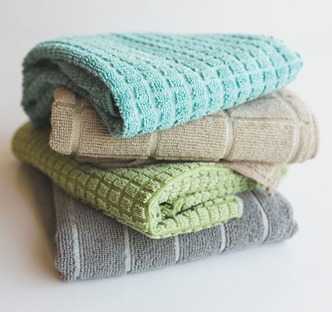 Microfibre 3 Pack Tea Towel Grey