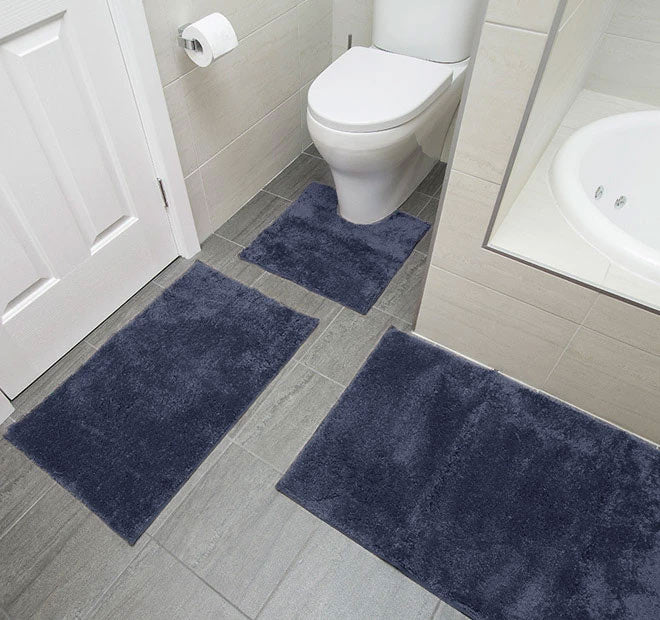 Microplush Bath Mat Range Navy