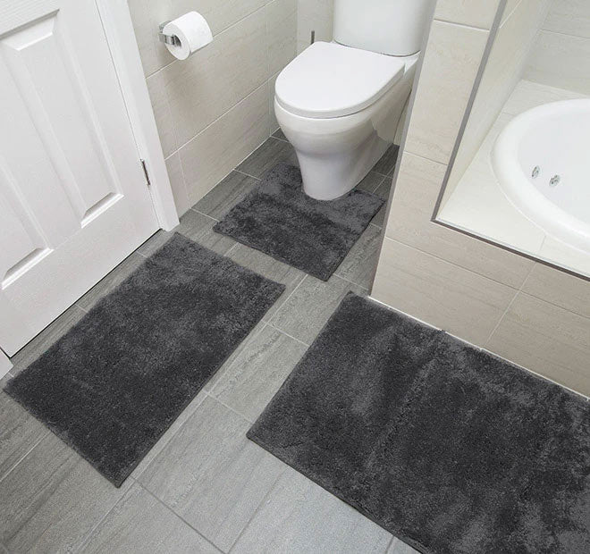 Microplush Bath Mat Range Pewter