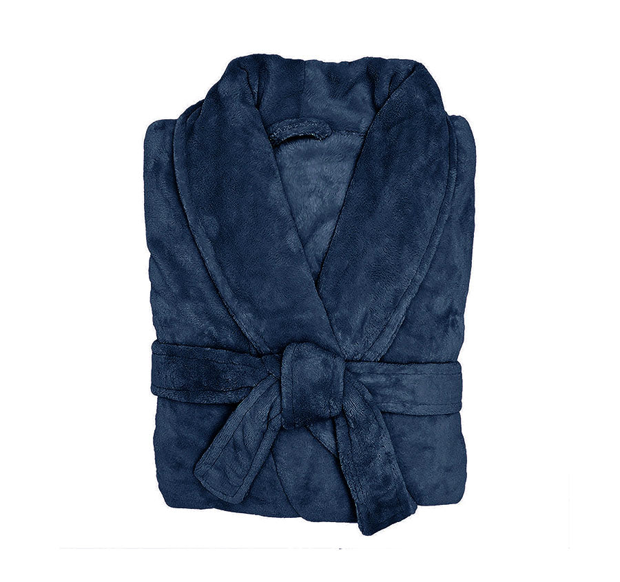 Microplush Bathrobe Range Denim