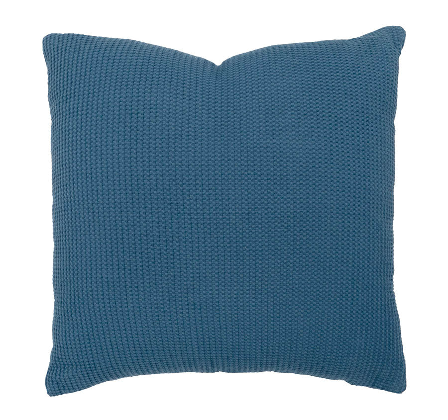 Milo Waffle 50x50cm Filled Cushion Ocean