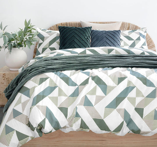 Onslow Printed Flannelette Cotton Quilt Cover Set Range