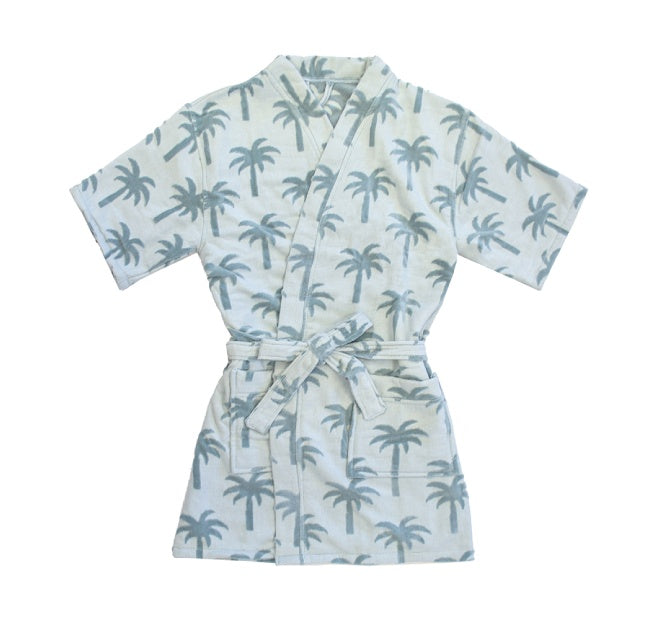 Palm Cotton Robe Surf