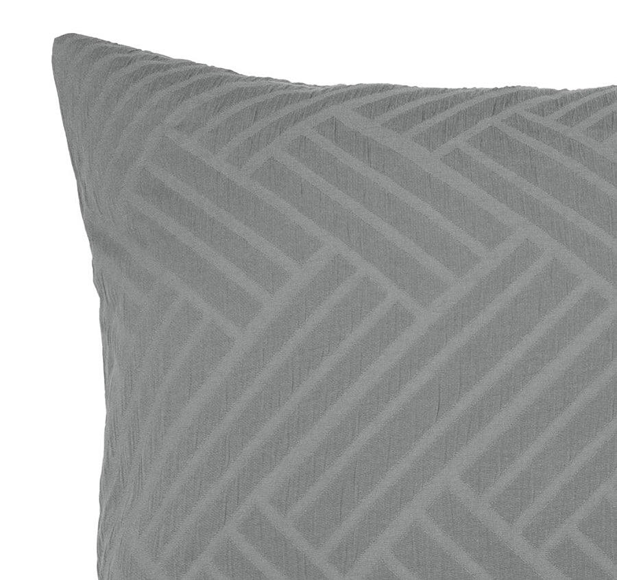 Panama European Pillowcase Steel