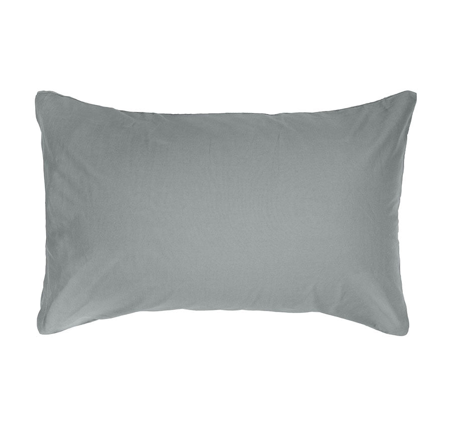 Panama Quilt Cover Set Range Steel