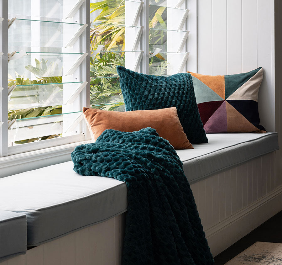 Patton 150x200cm Throw Rug Teal