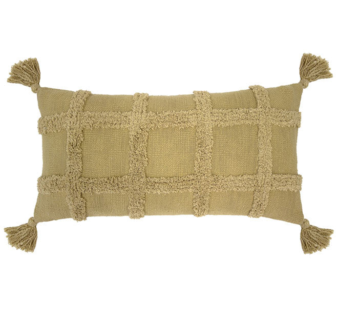 Percy 30x60cm Filled Cushion Flax