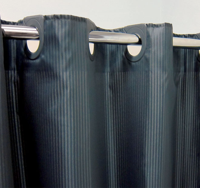 Polyester 180x185cm Shower Curtain Charcoal