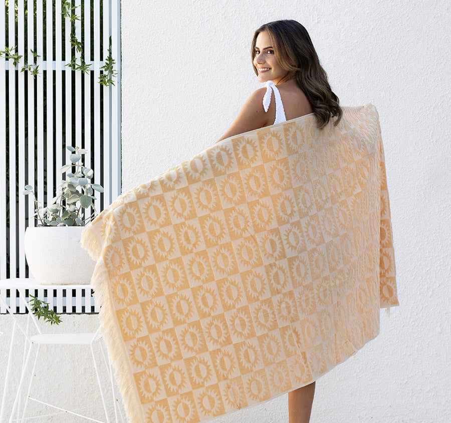 Sola 90x170 Beach Towel Peach